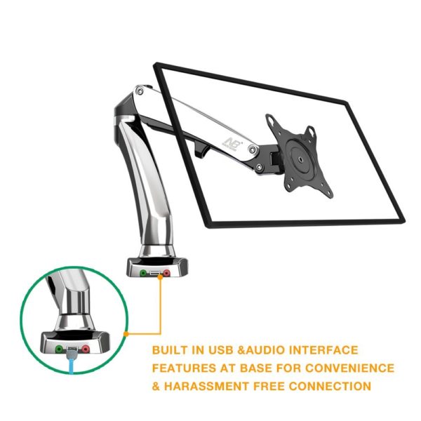 Soporte Brazo flexible de mesa Luxury para Monitores - Imagen 5