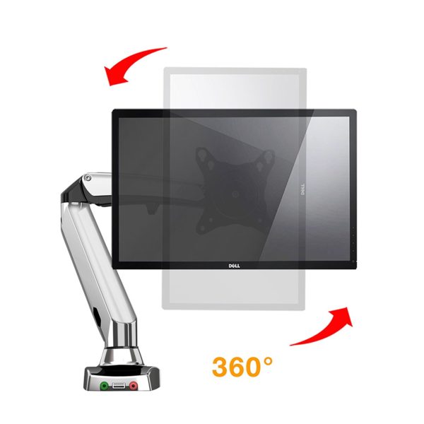 Soporte Brazo flexible de mesa Luxury para Monitores - Imagen 7