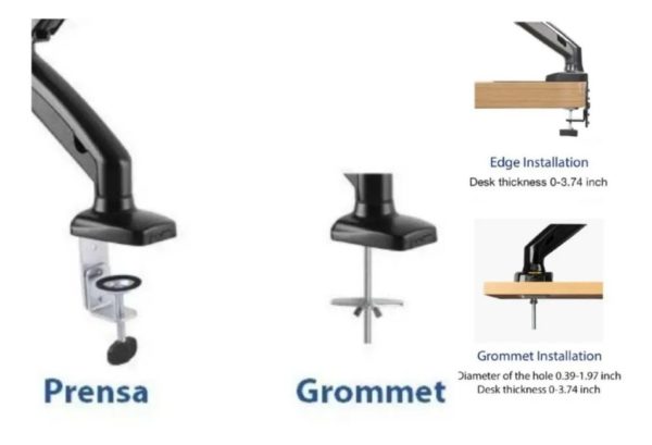 Soporte Base Brazo Laptop para Ergonomica - Imagen 3