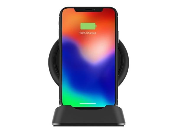 charge stream desk stand - Base de carga inalámbrica + adaptador de...