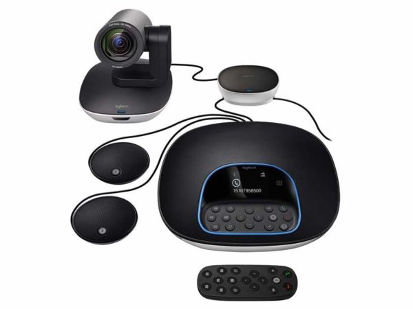 CAMARA CONFERENCE GROUP CON MICROFONOX2 Logitech Corporativo 1080 HD y Zoom...