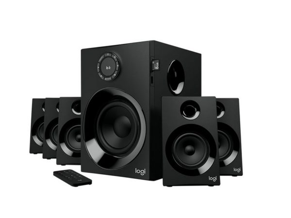 PARLANTE Z607 5.1 Logitech Potencia 80W Subwoofer 25W...