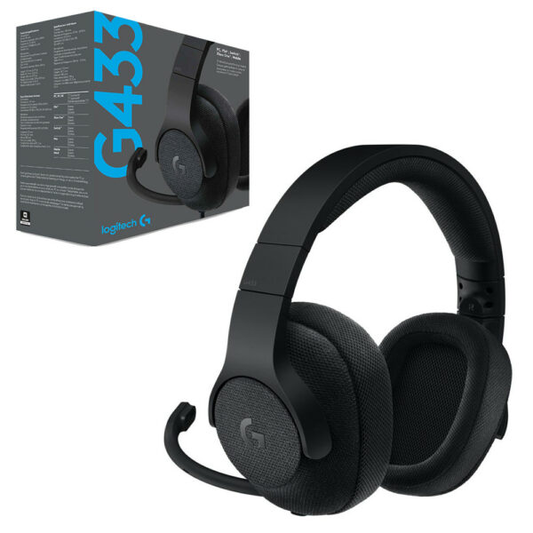 Audífonos Gamer Logitech G Serie G433 Black - Imagen 5