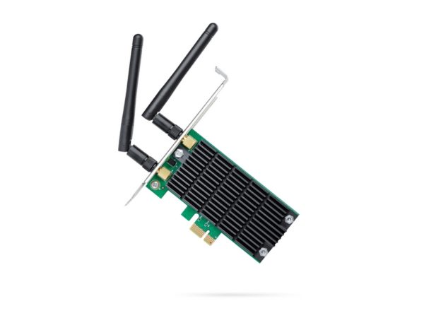Adaptador PCI EXPRESS TPLINK  inalambrico Doble banda AC 1200 2 antenas externas