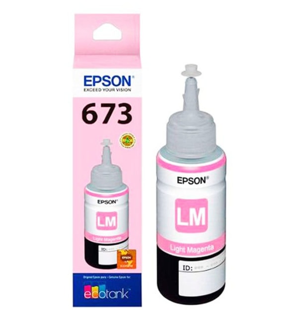 Botella Epson T673620-AL - ECOTANK Light Magenta L800/L805 (1800 fotos 10 x...