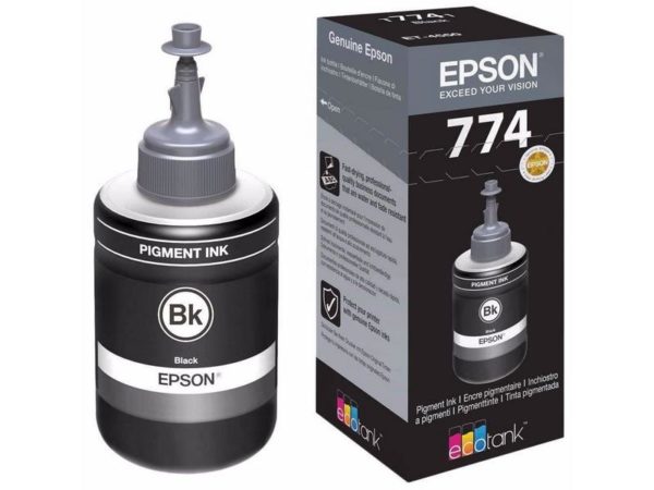 Botella Epson T774120-AL - Black pigmentada  M200 (6.000 paginas)