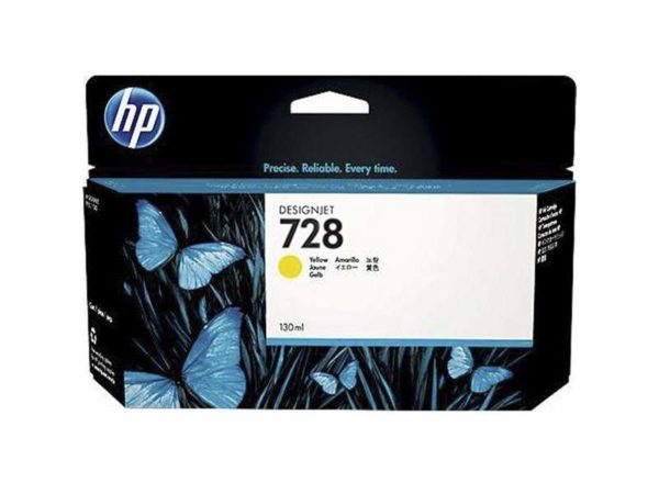 Cartucho de tinta HP DesignJet 728 amarillo de 130 ml