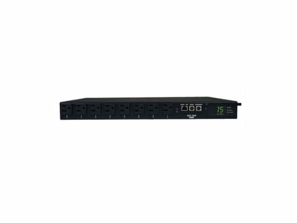 PDU Tripplite de 15 Amp con Medidor de Carga Interfaz de red y ATS