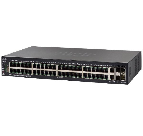 Cisco SG550X-48P 48-port Gigabit PoE Stackable Switch