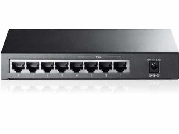 Switch TP-LINK NO administrable 4 Puerto POE de 8 Puertos de 10/100Mbps