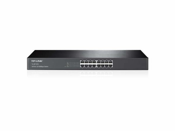 Switch TP-LINK NO administrable 16 puertos 10/100Mbps para montaje en rack