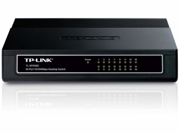 Switch TP-LINK NO administrable 16 puertos RJ4510/100 Mbps Auto-Negociación,...