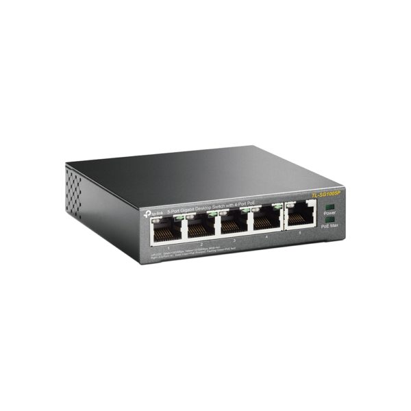 Switch TPLINK de escritorio Gigabit 5 puertos con  4 POE