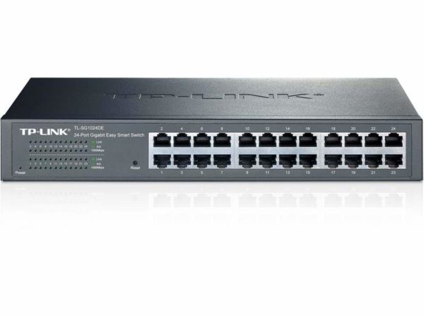 Switch TP LINK Inteligente Sencillo de 24-Puertos Gigabit