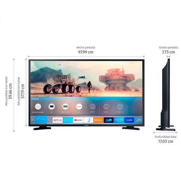 Televisor Samsung FLAT LED Smart TV 43 pulgadas FHD / 1.920 x 1.080  /... - Imagen 2