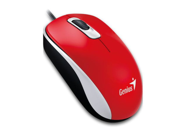 Mouse GENIUS alámbrico USB DX-120 (red),