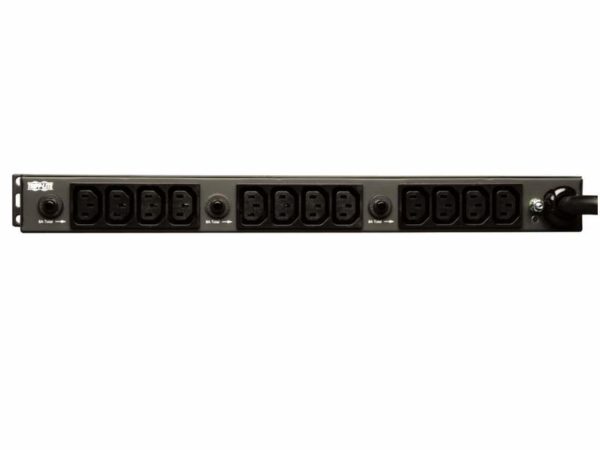 PDU Monofásico 30A 208/240V, 1U Rack, 20 NEMA(4 C19, 4 C13 frontal - 12 C13...