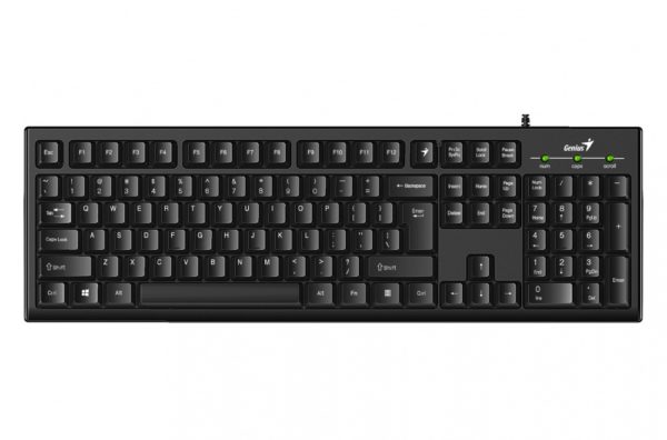 Teclado Genius Smart KB-100 USB Negro Resistente a Liquidos