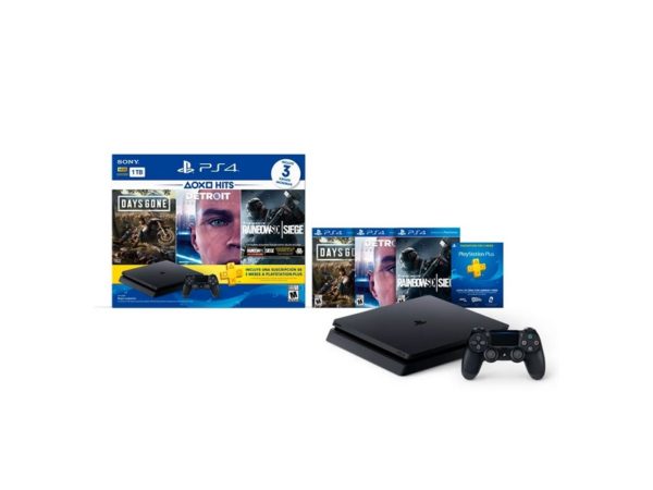 Consola Play Station 4 PS4 Hits 5 DD  1TB Combo 3 video juegos The Days...