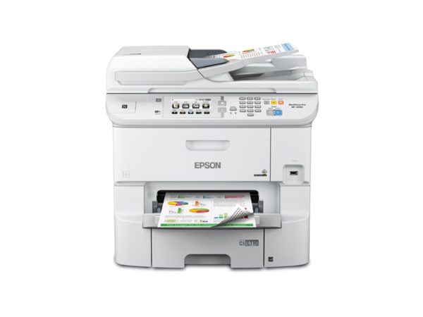 Multifuncional EPSON Color de Cartuchos WorkForce Pro. Conectividad USB,...