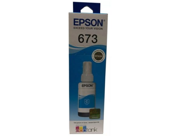 Botella Epson T673220-AL - ECOTANK Cyan L800/L805 (1800 fotos 10 x 15 cm)