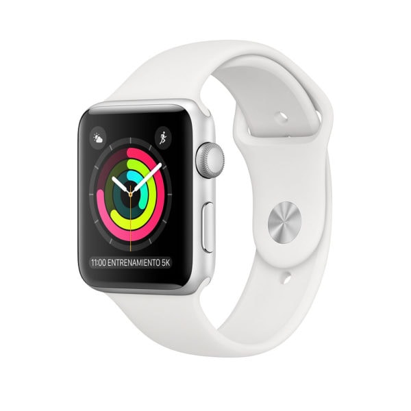 Apple Watch Series 3 (GPS) con caja de 38 mm de aluminio en plata y correa...
