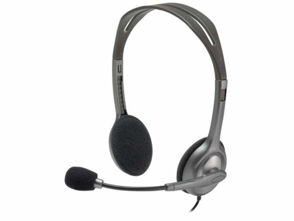 DIADEMA H111 Logitech Plug 3.5MM Compatible PC-Cell-Tablet Estéreo Micrófono...
