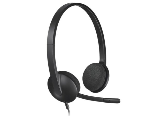 DIADEMA H340 Logitech USB Compatible Win-Mac Estéreo Digital Micrófono...