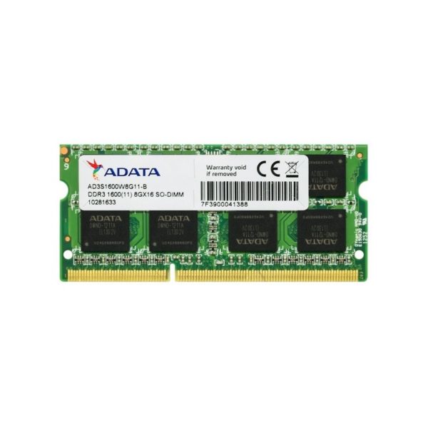 ADATA MEMORIA RAM PORTATIL DDR3 4GB BUS 1600 LOW VOLTAGE