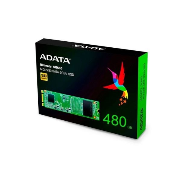 MEMORIA ADATA SSD SATA M.2 MODELO SU650NS38 480GB