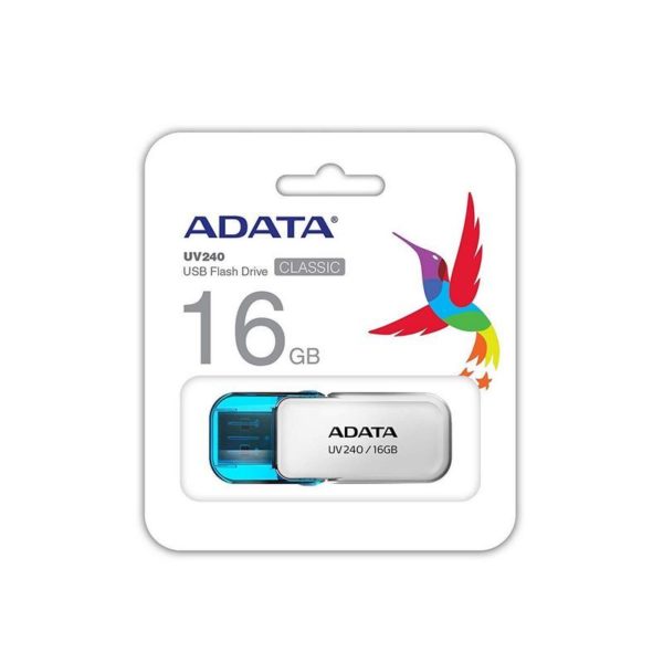 MEMORIA ADATA USB 2.0 UV240 ESCUALIZABLE 16GB BLANCA