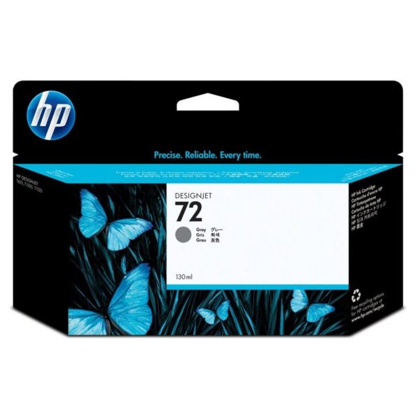 Cartucho de tinta DesignJet HP 72 de 130 ml gris 