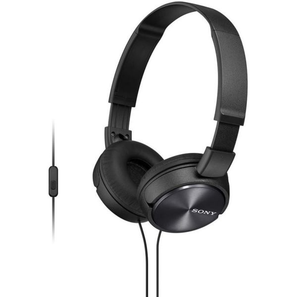 Audífonos de Diadema Sony MDR-ZX310AP color Negro diseño plegable micrófono...