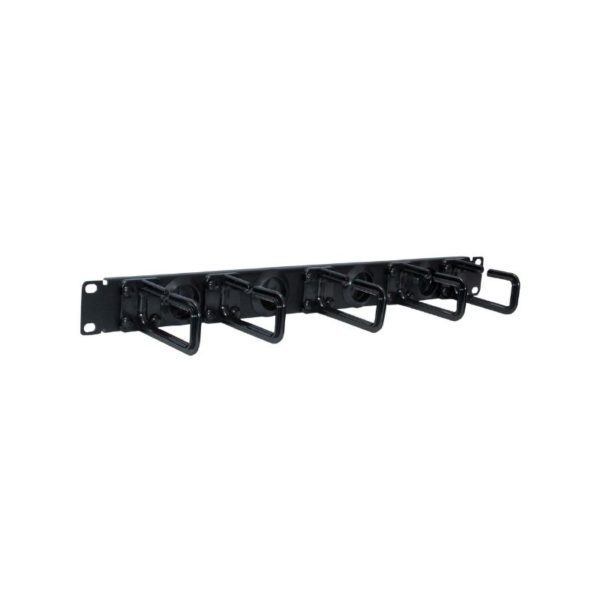 Administrador de cables horizontal de 1U SmartRack - tipo de anillo flexible