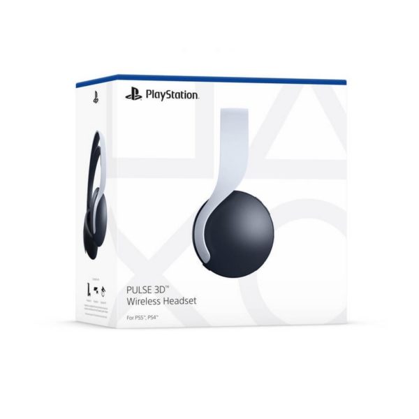 Audífonos de Diadema para consola PLAYSTATION PS5 Inalámbricos Over Ear Pulse 3D Blanco y Negro