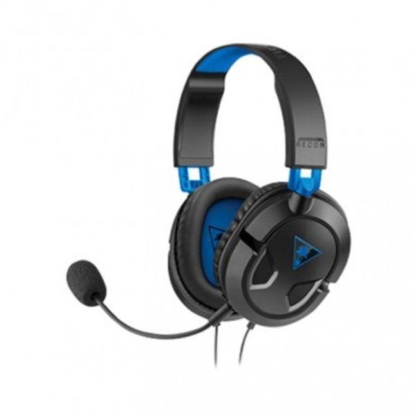 Audífonos Gaming alámbricos de Diadema con micrófono, Turtle Beach Recon, para PlayStation PS4 Ear Force Recon 50P, color Negro, Jack 3.5mm