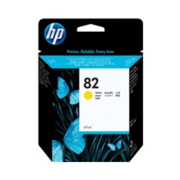 Cartucho de tinta HP 82 DesignJet amarillo de 69 ml