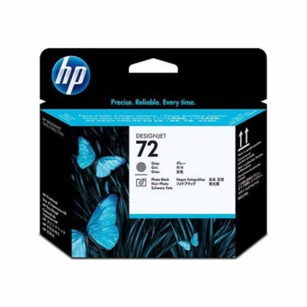 Cabezal de impresión DesignJet HP 72 gris y negro fotográfico 