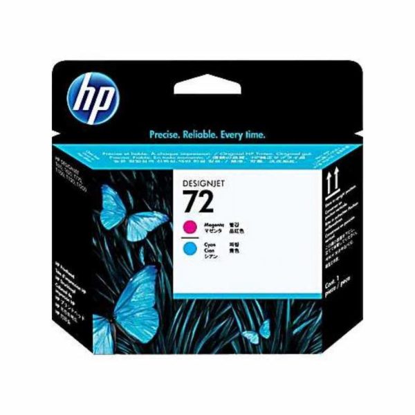 Cabezal de impresión DesignJet HP 72 magenta y cian 