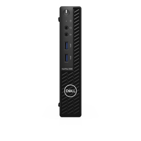 PC Dell OptiPlex 3080 MFF Intel® Core i5-10500T, Memoria DDR4 no ECC de 8GB, 1X8GB, Disco duro de 2,5 1 TB a 7200 rpm, Windows 10 Pro 64bit Inglés, francés, español, Sin tarjeta LAN inalámbrica, 1 año de servicio de hardware con OnSite