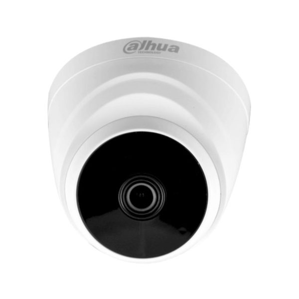 Camara Dahua Domo,2MP, Lente fijo 3,6mm, 4en1 (CVI/TVI/AHD/CVBS), Metal, Smart IR30m, IP67, 12VDC.