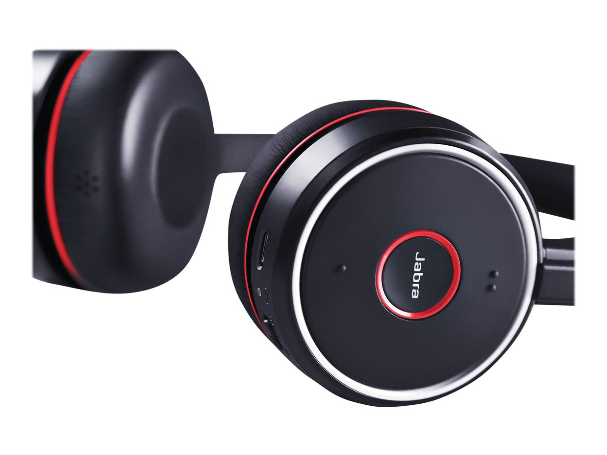 Jabra Evolve 75 UC Stereo – Auricular – en oreja – Bluetooth – inalámbrico – cancelación de sonido activo – USB - Imagen 3