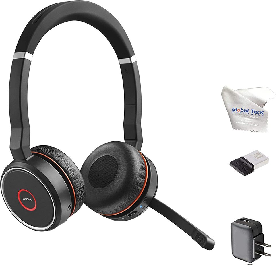 Jabra Evolve 75 UC Stereo – Auricular – en oreja – Bluetooth – inalámbrico – cancelación de sonido activo – USB - Imagen 5