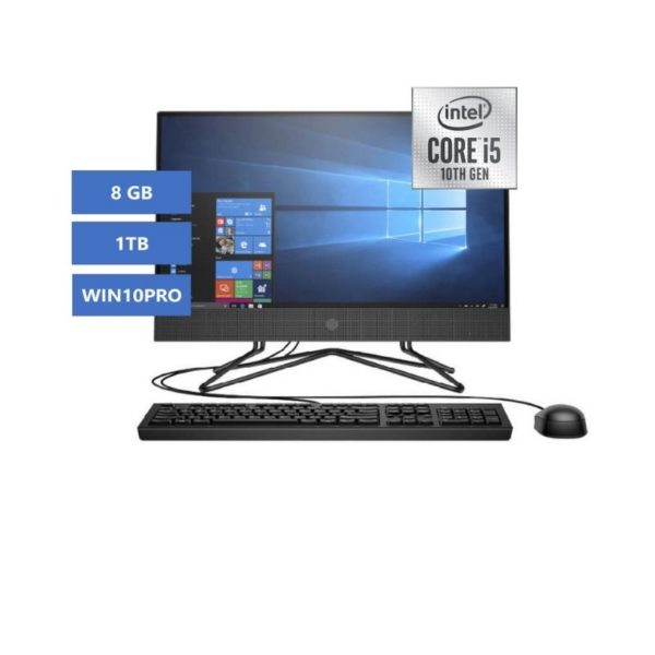 HP AIO 200 G4 21.5 i5-10210U 8GB 1TB No ODD WLAN 2x2 Win 10 Pro 21.5 1-1-1