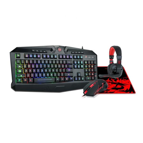 Combo Kit Gamer 4 en1 Redragon S101 Ba-SP.   Teclado, Mouse, Pad, Diadema - Imagen 6