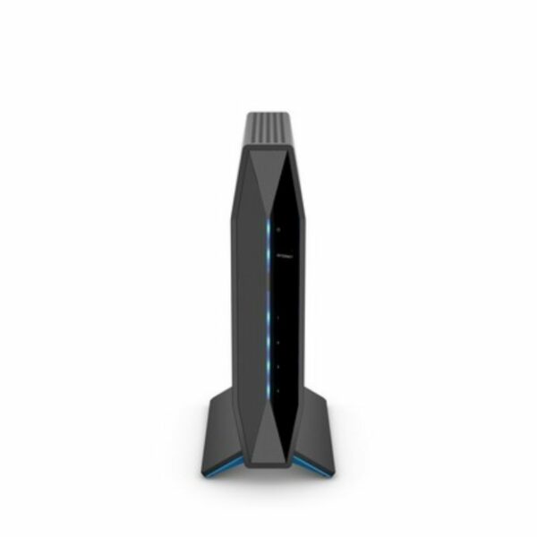 Router  E5600 AC1200 WIFI 5,Doble banda 2,4 GHz + 5 GHz (866 + 300 Mbps),4 antenas internas ,puertos 1 WAN+ 4 LAN,procesador 880 MHz de doble núcleo,Flash NAND de 128 MB y DDR3 de 128 MB,WPA2 personal.
