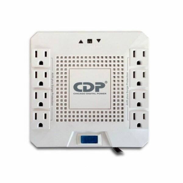 Regulador CDP de Voltaje CDP, 1800VA/1000W 8 Tomas de Salida