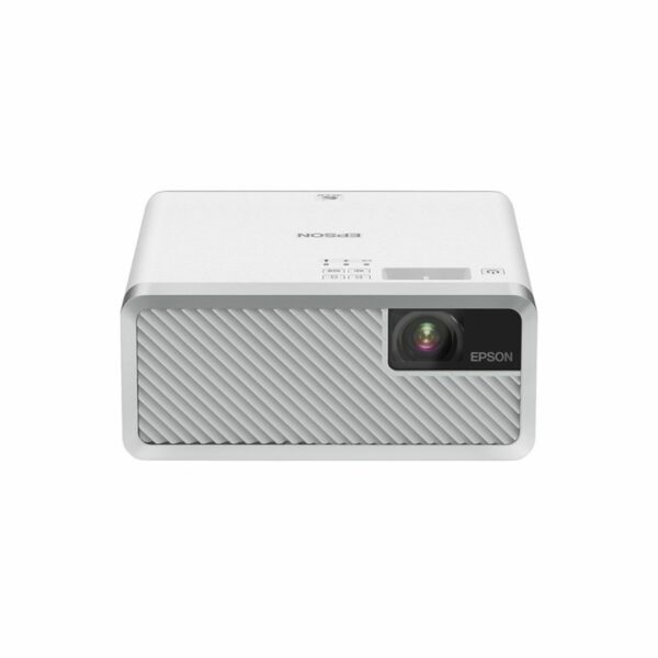Video proyector Epson EF-100W MINI LASER PROJ (blanco)/Tecnología: 3LCD de 3 chips/ (2.000 lúmenes en Blanco y Color - Resolución  WXGA (1.280 x 800) x 3 HD 720p