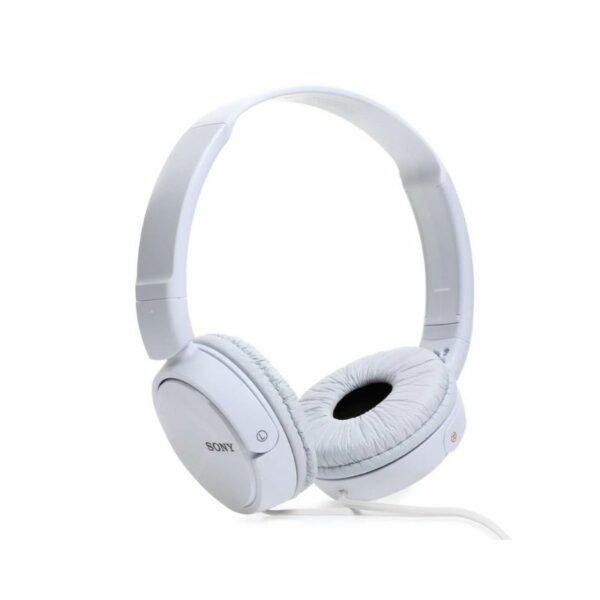 Audífonos SONY tipo banda para la cabeza serie ZX   color Blanco