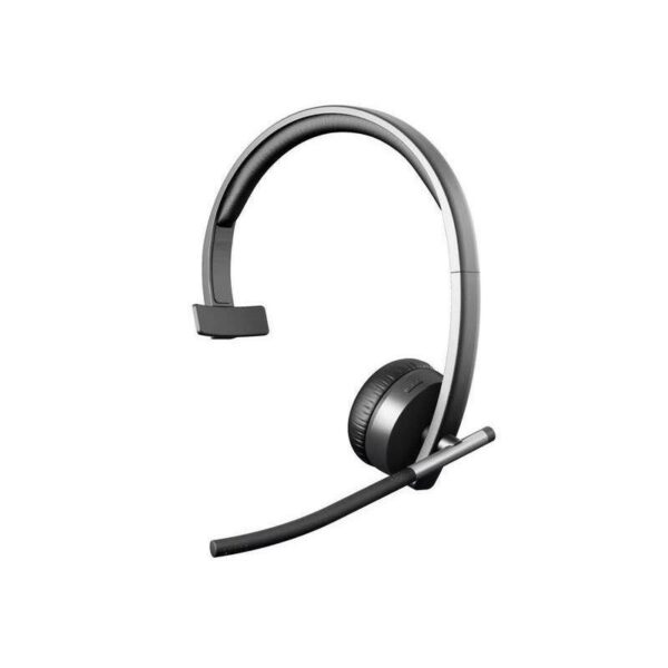 DIADEMA H820e MONO Logitech Corporativo Monoaural Inalámbrico Receptor USB Compatible Win-Mac Micrófono Suspensión Ruido Controles Integrados Alcance 100Metros Garantía 2Años-NEGRO